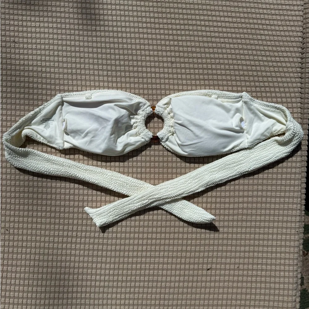 Monday Swimwear Costa Rica top CREAM crinkle (cover photo for reference)